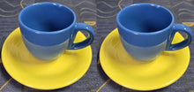 Lade das Bild in den Galerie-Viewer, KAFFEETASSE &quot;Scandia&quot; - Porzellan, Einfärbiges Modernes Motiv Dekor (Blau)
