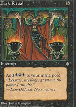 Lade das Bild in den Galerie-Viewer, DARK RITUAL, Magic -The Gathering-, Ausgabe / Set / Serie Eiszeit (Ice Age) 1995
