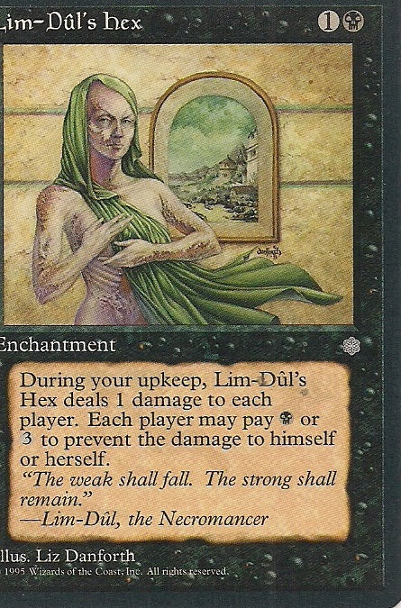 LIM - DUL´S HEX, Magic -The Gathering-, Ausgabe / Set / Serie Eiszeit (Ice Age) 1995