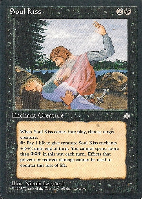 SOUL KISS, Magic -The Gathering-, Ausgabe / Set / Serie Eiszeit (Ice Age) 1995