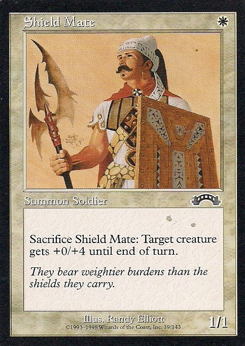 SHIELD MATE, Magic -The Gathering-, Ausgabe / Set / Serie Exodus (Exodus) 1998