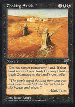 Lade das Bild in den Galerie-Viewer, CHOKING SANDS, Magic -The Gathering-, Ausgabe / Set / Serie Trugbilder (Mirage) 1996
