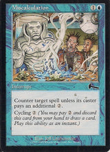 Lade das Bild in den Galerie-Viewer, MISCALCULATION, Magic -The Gathering-, Ausgabe / Set / Serie Urzas Vermächtnis (Urza´s Legacy) 1999
