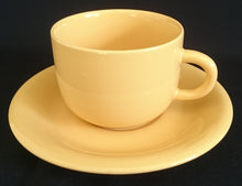 Lade das Bild in den Galerie-Viewer, 2er Set KAFFEETASSEN - Keramik / Steingut, Modernes Gelb Einfärbiges Motiv Dekor
