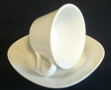 Lade das Bild in den Galerie-Viewer, 2er KAFFEEGEDECK - Porzellan, Einfärbiges Gastronomisches Motiv Klassisch Dekor
