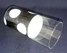 Lade das Bild in den Galerie-Viewer, 2er Set LONGDRINK~ GETRÄNKEGLÄSER - Hartglas, Kreise Punkte Motiv Dekor
