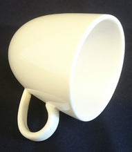 Lade das Bild in den Galerie-Viewer, KAFFEETASSE - Porzellan, Einfärbiges Gastronomisches Motiv Dekor
