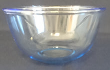 Lade das Bild in den Galerie-Viewer, SALAT~ FRÜHSTÜCKSSCHÜSSEL - Hartglas, Klares Bläuliches Einfärbiges Motiv Dekor
