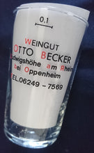 Lade das Bild in den Galerie-Viewer, SHOT~ SCHNAPS~ GETRÄNKEGLAS - Hartglas, Wappen Stadt Ort Ludwigshöhe am Rhein Aufschrift Motiv Dekor (nBC)
