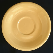 Lade das Bild in den Galerie-Viewer, 2er Set UNTERTASSEN - Keramik / Steingut, Modernes Gelb Einfärbiges Motiv Dekor
