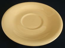 Lade das Bild in den Galerie-Viewer, 2er Set UNTERTASSEN - Keramik / Steingut, Modernes Gelb Einfärbiges Motiv Dekor
