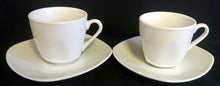 Lade das Bild in den Galerie-Viewer, 2er Set ESPRESSO~ KAFFEETASSEN - Porzellan, Gastronomische Einfärbiges Motiv Dekor
