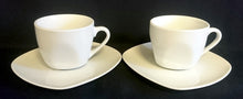 Lade das Bild in den Galerie-Viewer, 2er Set KAFFEETASSEN - Porzellan, Gastronomische Einfärbiges Motiv Dekor
