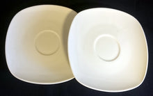 Lade das Bild in den Galerie-Viewer, 2er Set 2er KAFFEEGEDECKE - Porzellan, Gastronomische Einfärbiges Motiv Dekor
