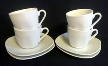 Lade das Bild in den Galerie-Viewer, 2er ESPRESSO~ KAFFEEGEDECK - Porzellan, Gastronomische Einfärbiges Motiv Dekor
