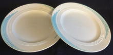 Lade das Bild in den Galerie-Viewer, 2er Set DESSERTTELLER "Friesland" - Porzellan, Abstraktes Geometrisches Linien Dekor
