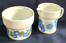 Lade das Bild in den Galerie-Viewer, 16 Teiliges MOCCA~ KAFFEESERVICE - Porzellan, Flora Blumenblüten Pflanzen Motiv Dekor
