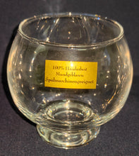 Lade das Bild in den Galerie-Viewer, 2er Set COGNAC~ GETRÄNKEGLÄSER - Hartglas, Klares Transparentes Motiv Dekor, Handarbeit
