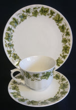 Lade das Bild in den Galerie-Viewer, 2er Set 2er TEEGEDECKE - Porzellan, Flora Weinblatt Blätter Pflanzen Ranken Motiv Dekor
