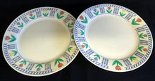Lade das Bild in den Galerie-Viewer, DESSERTTELLER "Stella" - Porzellan, Abstrakt Striche Linien Flora Blumen Blüten Pflanzen Motiv Dekor
