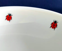 Lade das Bild in den Galerie-Viewer, 2er Set SALAT~ BEILAGENSCHALE "Käfer" - Porzellan, Fauna Käfer Insekten Motiv Dekor
