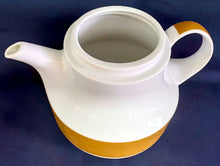 Lade das Bild in den Galerie-Viewer, KAFFEKANNE OHNE DECKEL - Porzellan, Porzellan, Breiter Brauner Dekorrand Motiv Dekor, H. TH. Baumann Designer
