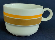 Lade das Bild in den Galerie-Viewer, KAFFEETASSE - Porzellan, Linien Balken Mittig Motiv Dekor
