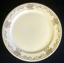 Lade das Bild in den Galerie-Viewer, SPEISETELLER - Porzellan, Abstraktes Symbol Zeichen Motiv Dekor
