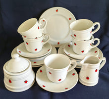 Lade das Bild in den Galerie-Viewer, 3er KAFFEEGEDECK "Käfer" - Porzellan, Fauna Käfer Insekten Motiv Dekor
