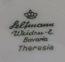 Lade das Bild in den Galerie-Viewer, 2er Set UNTERTASSEN "Theresia" - Porzellan, Asiatischer Garten Flora Blumen Pflanzen Abstrakt Motiv Goldrand Dekor
