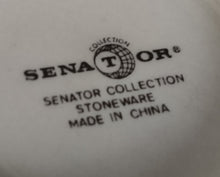 Lade das Bild in den Galerie-Viewer, 2er Set KAFFEEGEDECK - Keramik / Steingut, Flora Lilien Blumenblüten Pflanzen Motiv Dekor
