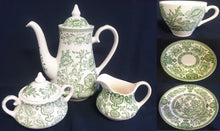 Lade das Bild in den Galerie-Viewer, TEETASSE "Indian Tree" (Limited) - Keramik / Steingut, Staffordshire Abstrakt Blatt Blätter Pflanzen Pfeil Motiv Dekor, Hand graviert (Hand Engraved)
