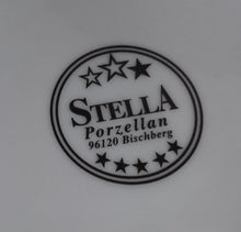 Lade das Bild in den Galerie-Viewer, 2er Set SUPPENTELLER - Porzellan, Abstrakt Striche Linien Flora Blumen Blüten Pflanzen Motiv Dekor
