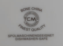 Lade das Bild in den Galerie-Viewer, BEILAGEN~ SERVIERPLATTE - Porzellan, Abstrakt Geometrisch Zeichen Symbole Linien Rand Motiv Dekor
