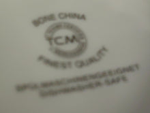 Lade das Bild in den Galerie-Viewer, 3er Set MILCHKÄNNCHEN &amp; ZUCKERDOSE + DECKEL - Porzellan, Platin Oberer Linien Rand Motiv Dekor
