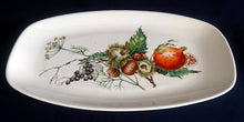Lade das Bild in den Galerie-Viewer, BEILAGEN~ SERVIERPLATTE - Porzellan, Gemüse Kräuter Gewürze Kochzutaten Motiv Dekor
