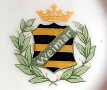 Lade das Bild in den Galerie-Viewer, SCHALE "Irka" - Porzellan, Goldrand Flora Pflanzen Blumen Blüten Motiv Dekor
