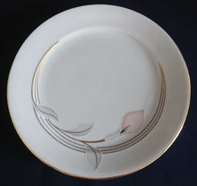 Lade das Bild in den Galerie-Viewer, 3er KAFFEEGEDECKE - Porzellan, Goldrand Flora Blumenblüte Relief Motiv Dekor
