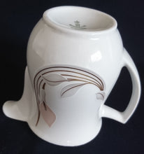 Lade das Bild in den Galerie-Viewer, 5er Set KAFFEEKANNE MIT DECKEL &amp; MILCHKÄNNCHEN &amp; ZUCKERDOSE UND DECKEL - Porzellan, Goldrand Flora Blumenblüte Relief Motiv Dekor
