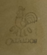 Lade das Bild in den Galerie-Viewer, SUPPENTASSE - Keramik / Steingut, Obstmotiv Dekor
