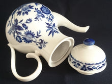 Lade das Bild in den Galerie-Viewer, KAFFEEKANNE MIT DECKEL - Porzellan, Blumen Blüten Pflanzen Ranken Flora Motiv Dekor
