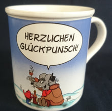 Lade das Bild in den Galerie-Viewer, KAFFEETASSE - Keramik / Steingut, Comic Witze Spruch Schrift Glückpunsch Motiv Dekor, Uli Stein
