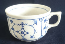 Lade das Bild in den Galerie-Viewer, KAFFEETASSE - Porzellan, Klassisch Style, Indisch Blau Strohblume Dekor
