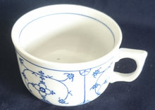 Lade das Bild in den Galerie-Viewer, KAFFEETASSE - Porzellan, Klassisch Style, Indisch Blau Strohblume Dekor
