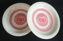Lade das Bild in den Galerie-Viewer, 2er KAFFEEGEDECK - Porzellan, Abstrakt Blumenblüten Rand Rüdesheim Motiv Asbach Schriftzug Relief Form Dekor

