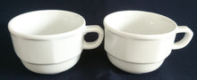 Lade das Bild in den Galerie-Viewer, 2er Set KAFFEETASSEN - Porzellan, Hotel / Gastronomie Einfärbiges Dekor

