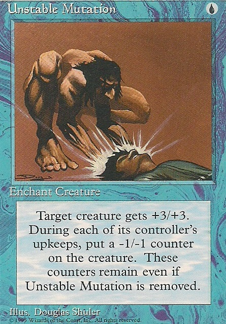 UNSTABLE MUTATION, Magic -The Gathering-, Ausgabe / Set / Serie 4te Edition (4th Edition) 1995