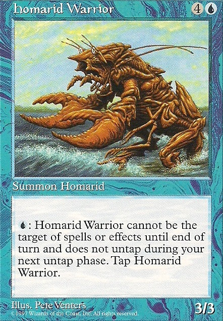 HOMARID WARRIOR, Magic -The Gathering-, Ausgabe / Set / Serie 5te Edition (5th Edition) 1997