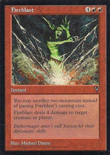 Lade das Bild in den Galerie-Viewer, FIREBLAST, Magic -The Gathering-, Ausgabe / Set / Serie Visionen (Visions) 1997
