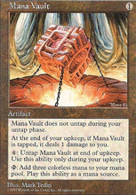 Lade das Bild in den Galerie-Viewer, MANA VAULT, Magic -The Gathering-, Ausgabe / Set / Serie 5te Edition (5th Edition) 1997
